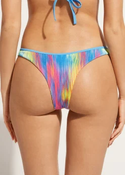 Bikini^Calzedonia High-Leg Brazilian Bikini Bottoms Maiorca 643C - Rainbow