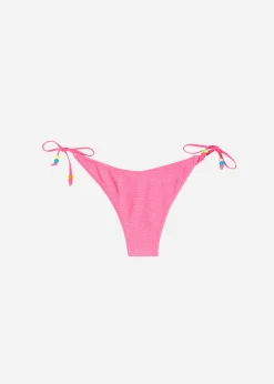 Bikini^Calzedonia High-Leg V-Cut Brazilian Bikini Bottoms San Diego 641C - Candy Pink