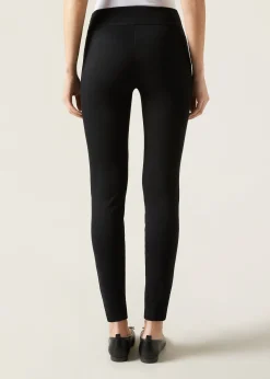Leggings^Calzedonia High-Waist Skinny Denim Leggings 3293 - Black Denim