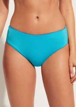 Bikini^Calzedonia High-Waisted Bikini Bottoms Indonesia 681C - Electric Blue