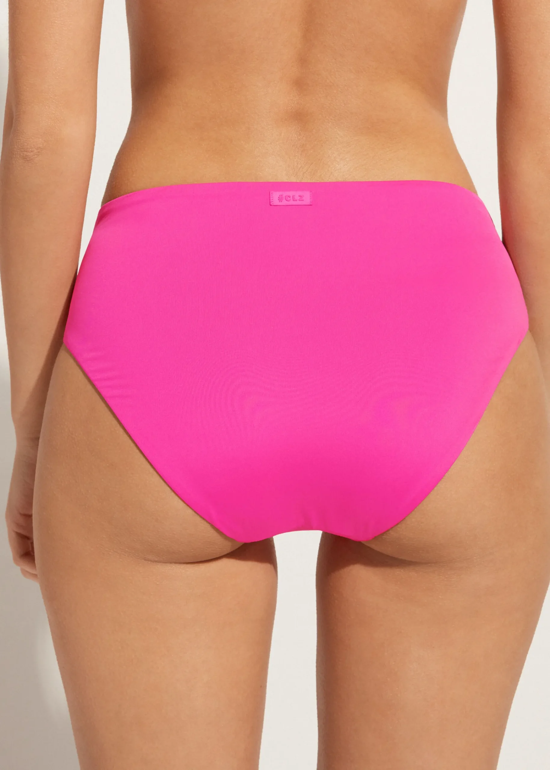 Bikini^Calzedonia High-Waisted Bikini Bottoms Indonesia 614C - Bright Pink