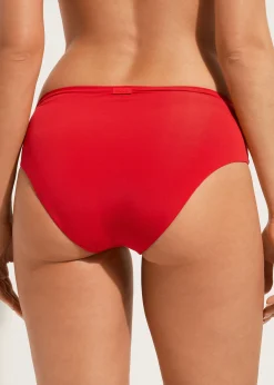 Bikini^Calzedonia High-Waisted Bikini Bottoms Indonesia 645C - Summer Red