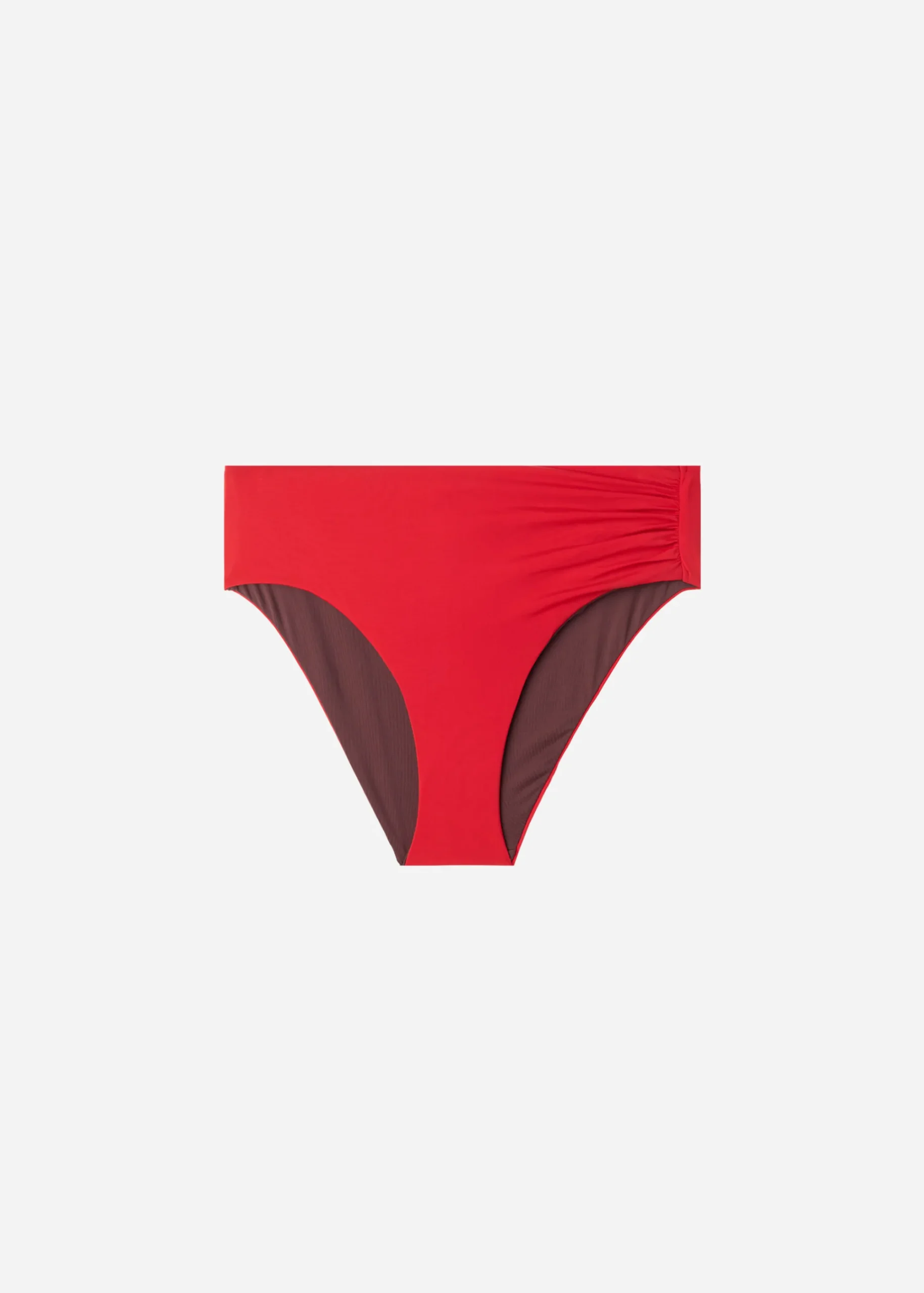 Bikini^Calzedonia High-Waisted Bikini Bottoms Indonesia 645C - Summer Red