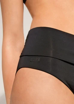 Bikini^Calzedonia High-Waisted Bikini Bottoms Indonesia 06 - Black