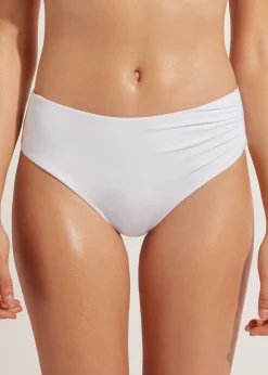 Bikini^Calzedonia High-Waisted Bikini Bottoms Indonesia 01 - White