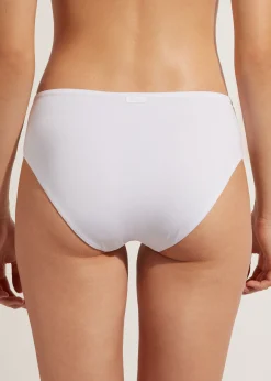 Bikini^Calzedonia High-Waisted Bikini Bottoms Indonesia 01 - White
