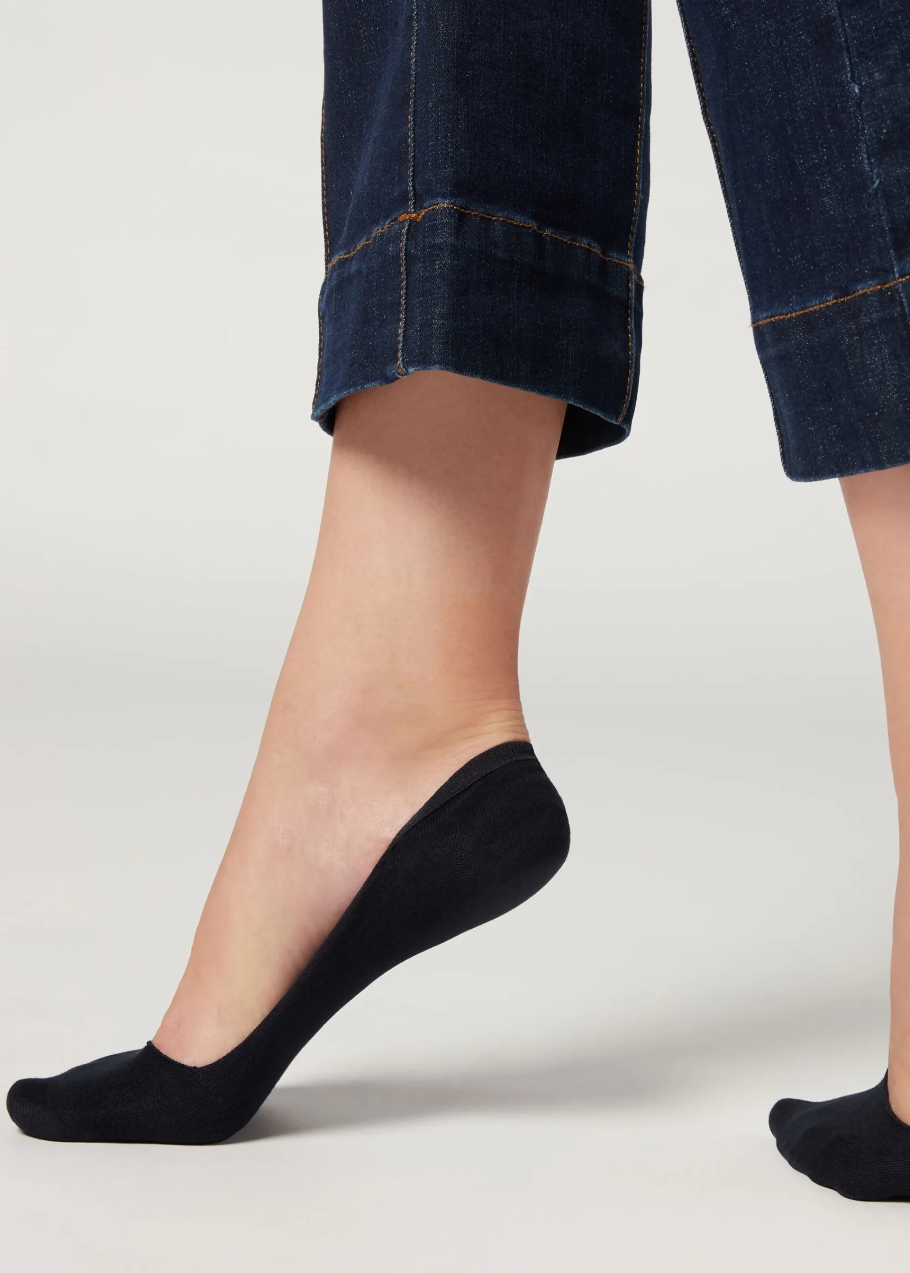 Invisible^Calzedonia Invisible Low Cut Socks 016 - Blue