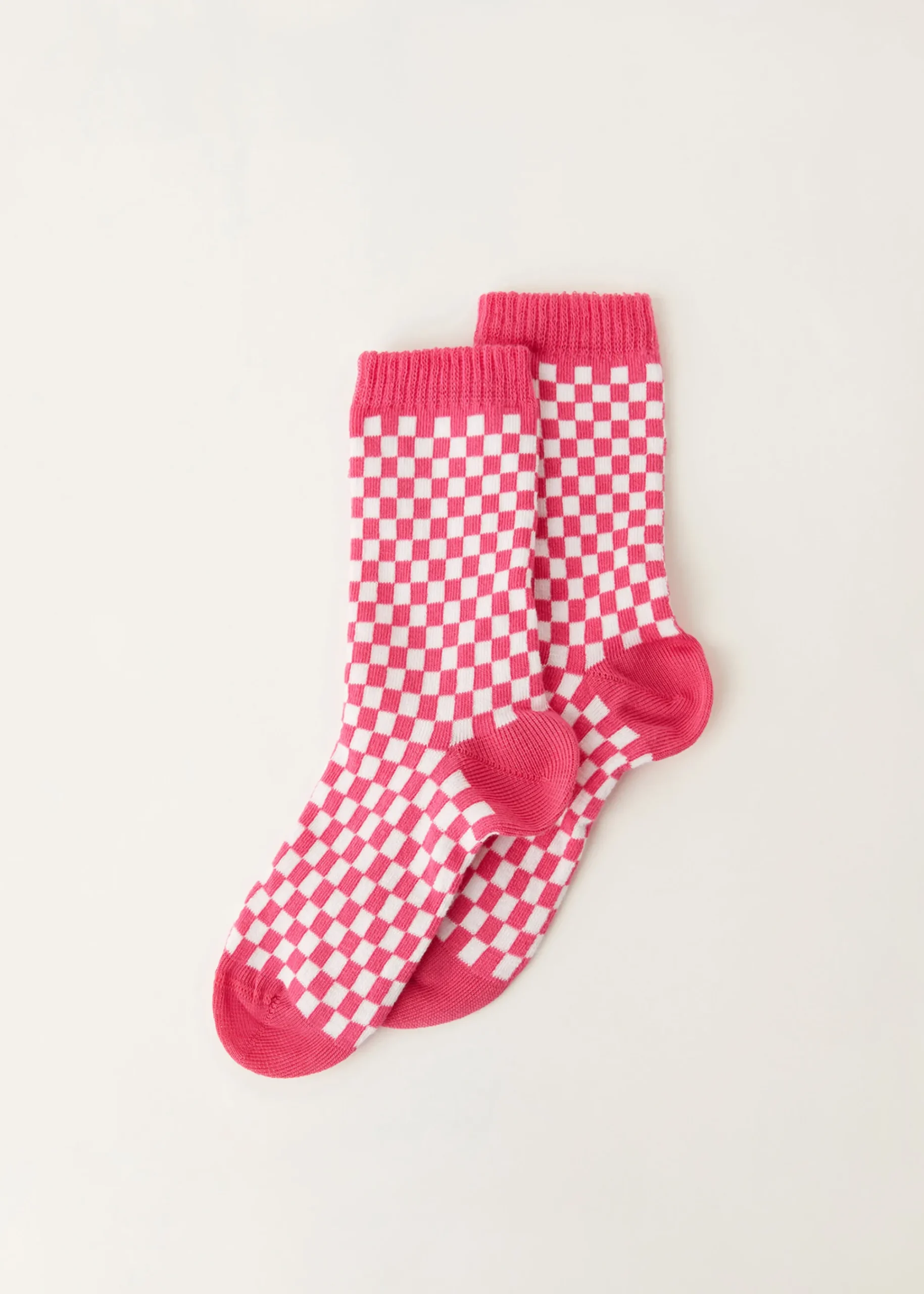 Short Socks^Calzedonia Kids' Check Short Socks 9653 - Fuchsia Check