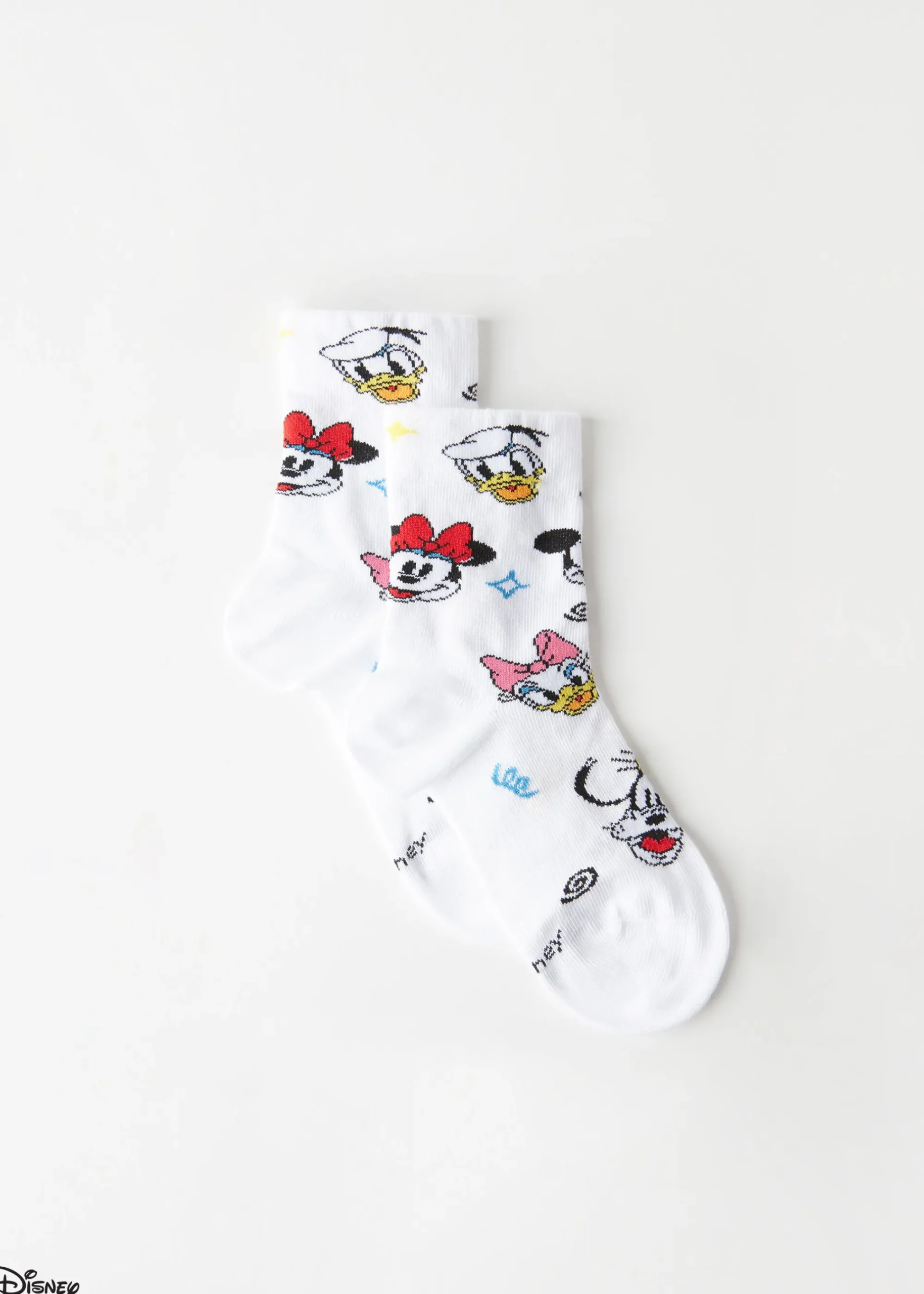 Short Socks^Calzedonia Kids' Disney Short Socks 9638 - White Funny Disney