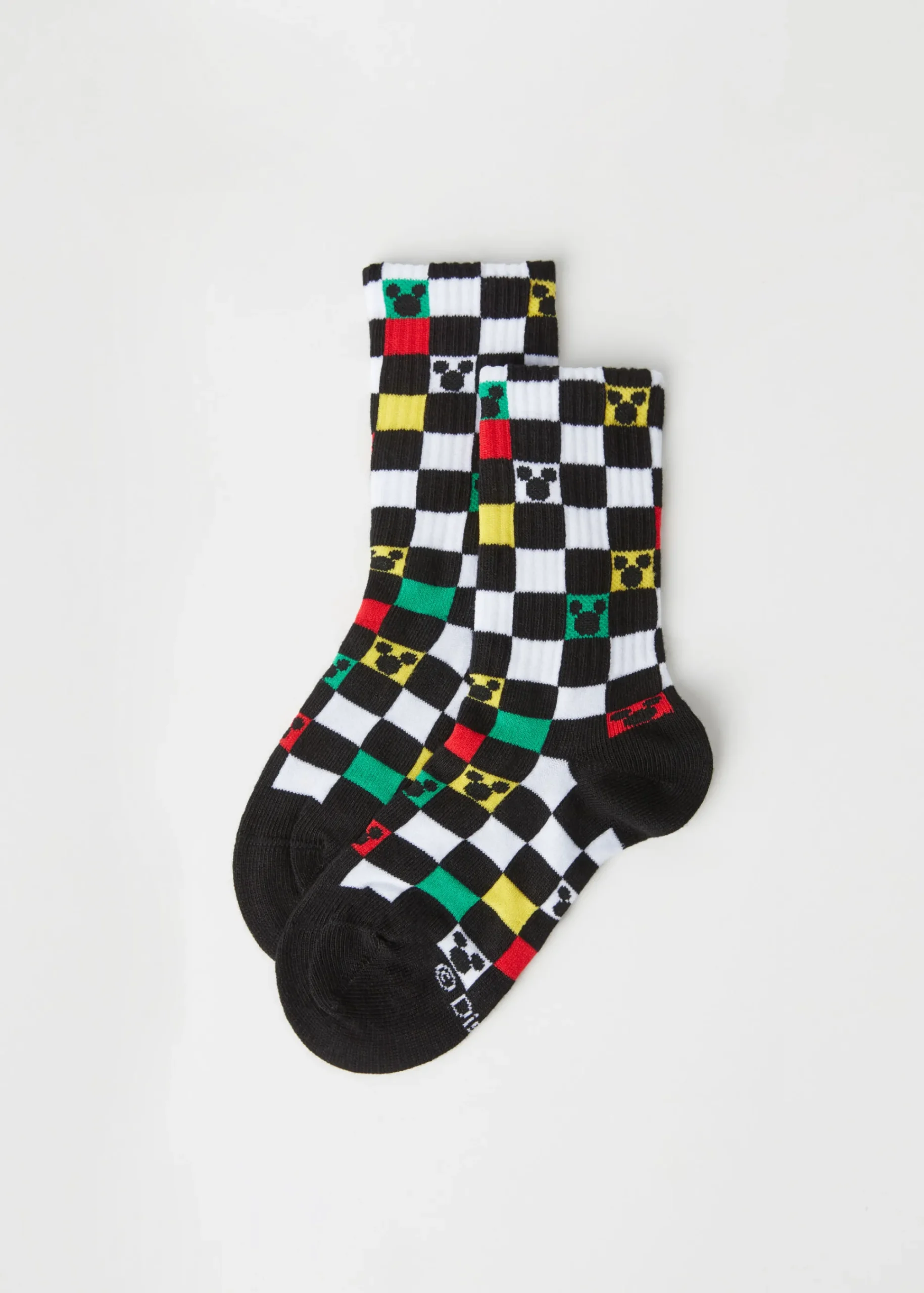 Short Socks^Calzedonia Kids' Disney Short Socks 9709 - Red Check Disney