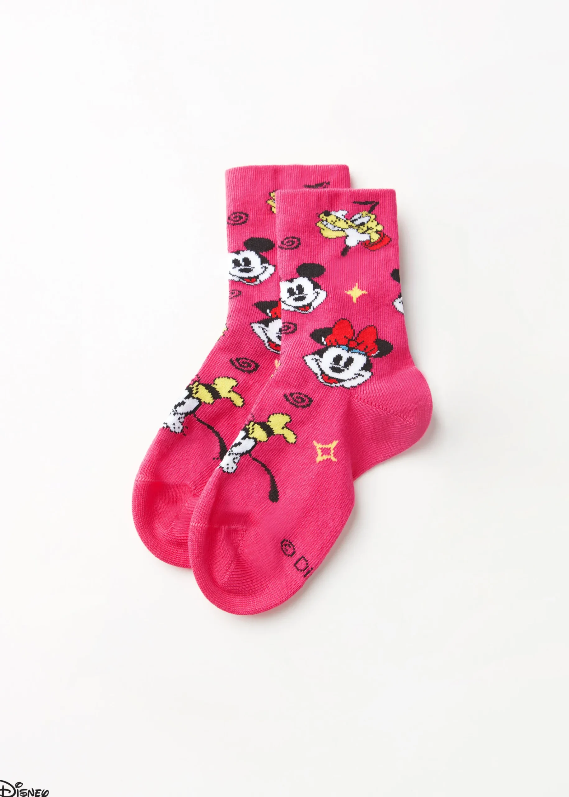 Short Socks^Calzedonia Kids' Disney Short Socks 9637 - Fuchsia Funny Disney