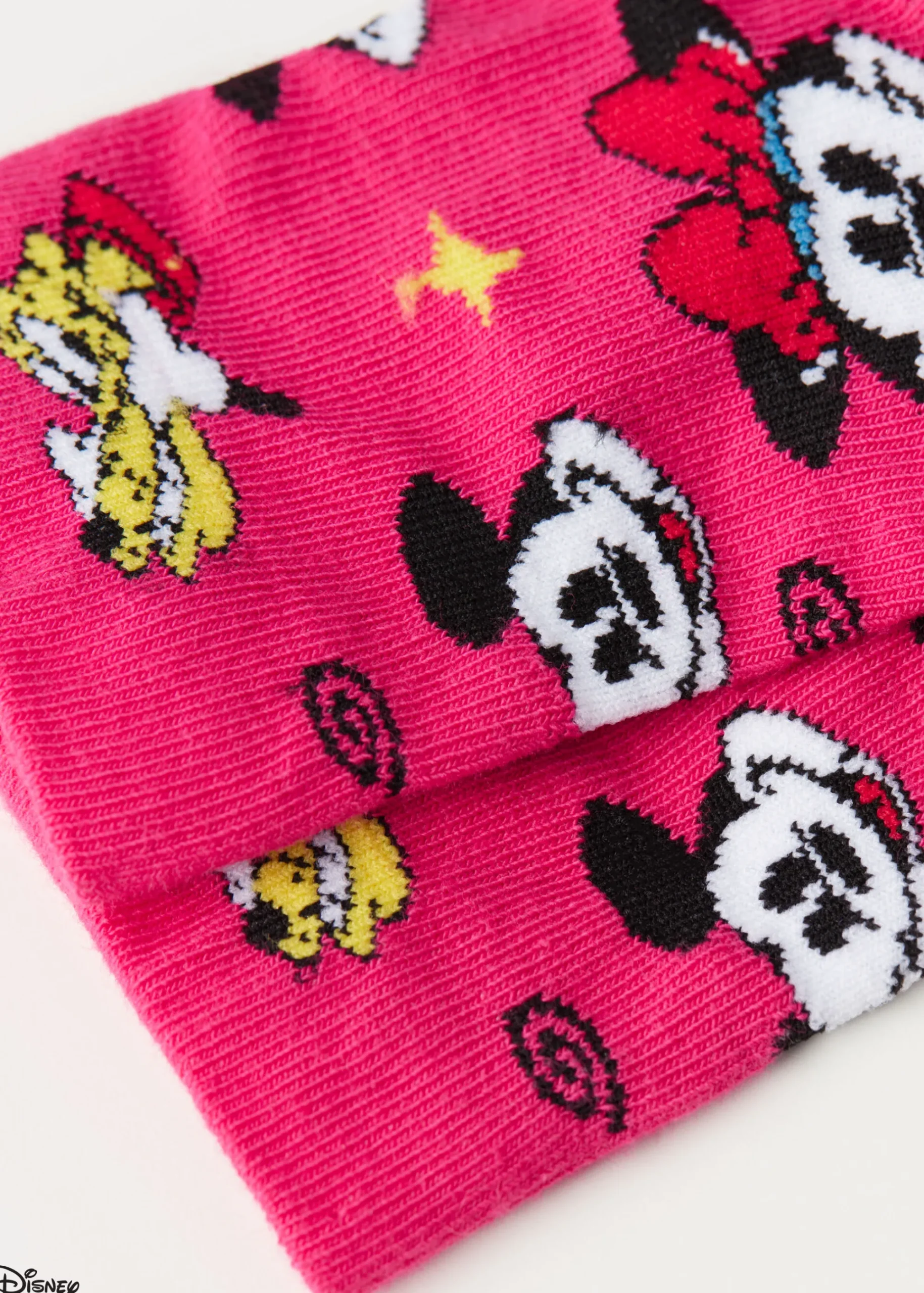 Short Socks^Calzedonia Kids' Disney Short Socks 9637 - Fuchsia Funny Disney