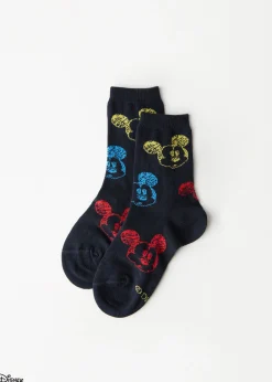 Short Socks^Calzedonia Kids' Disney Short Socks 9710 - Blue Splash Disney