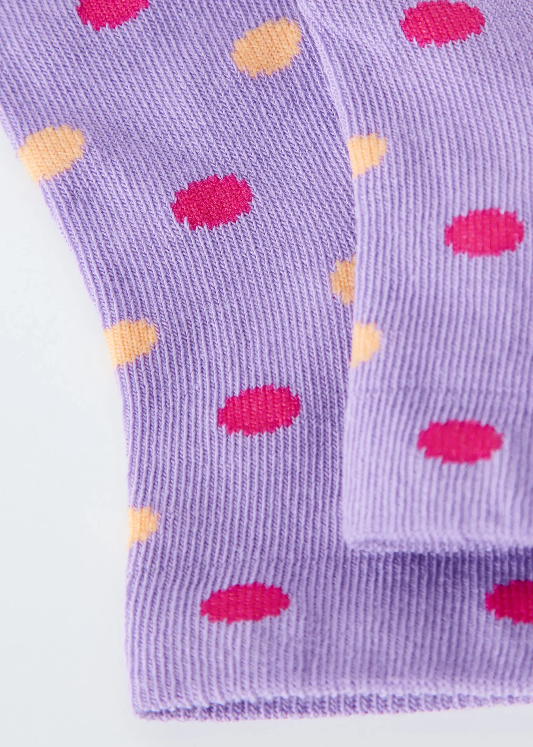 Short Socks^Calzedonia Kids' Polka Dots Short Socks 9662 - Lilac Polka Dot