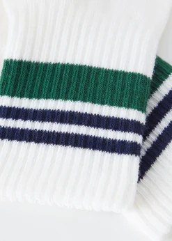Short Socks^Calzedonia Kids' Strap Short Socks 9714 - Cream Beige Stripe