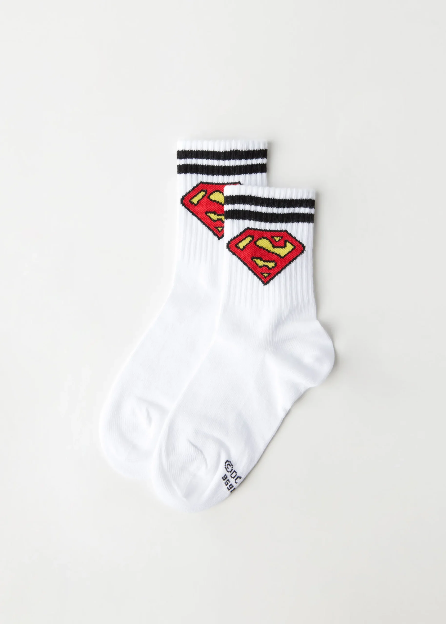 Short Socks^Calzedonia Kids' Superman Short Socks 9706 - White Superman Logo