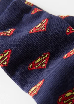 Short Socks^Calzedonia Kids' Superman Short Socks 9708 - Blue All-Over Spider-Man