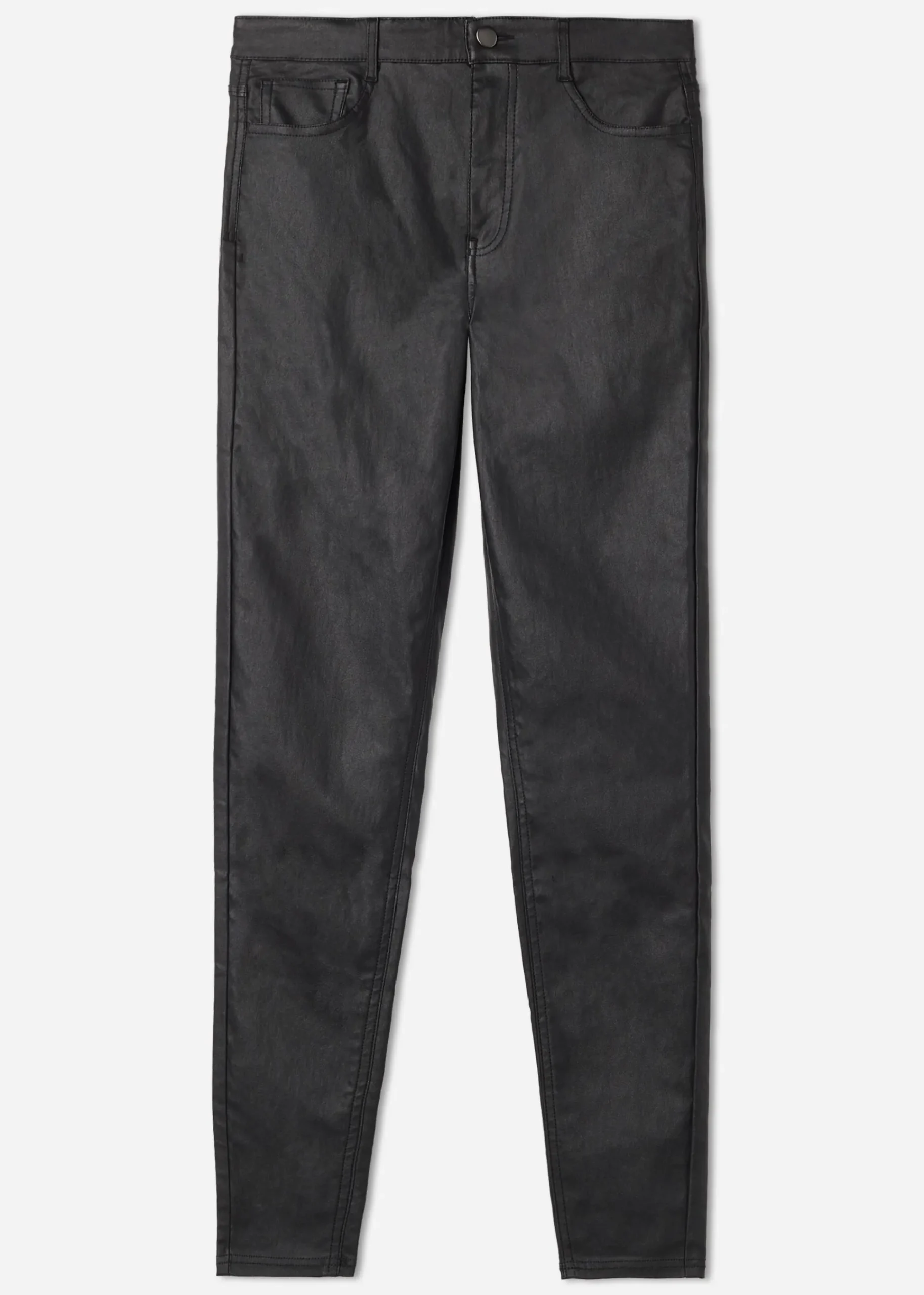 Trousers^Calzedonia Leather Effect Skinny Leggings 019 - Black