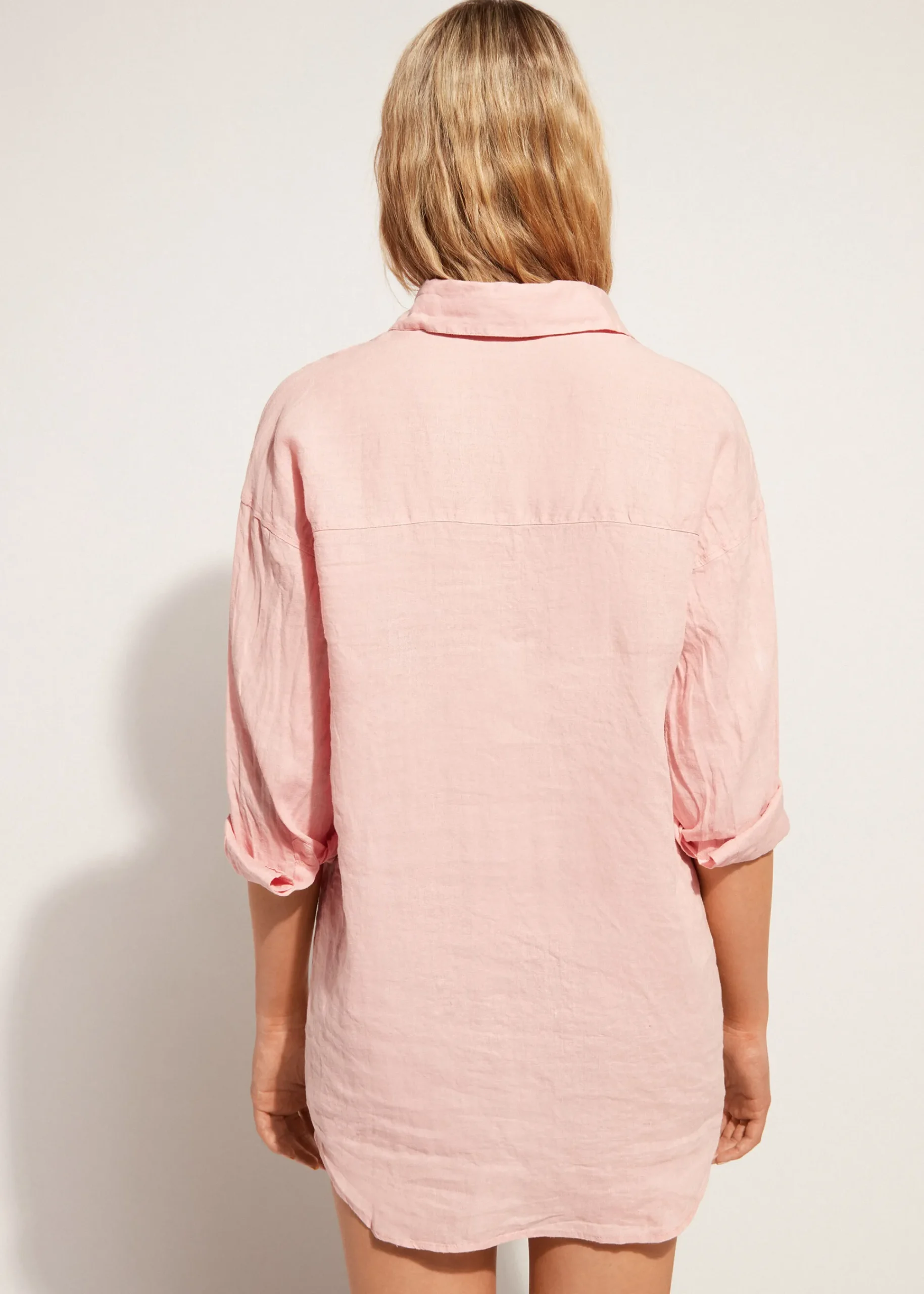 Beachwear^Calzedonia Linen Shirt 723C - Light Rose