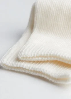 Socks^Calzedonia Long Soft Cotton Socks 614 - Milk White