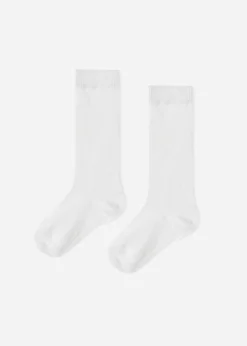 Socks^Calzedonia Long Soft Cotton Socks 001 - White