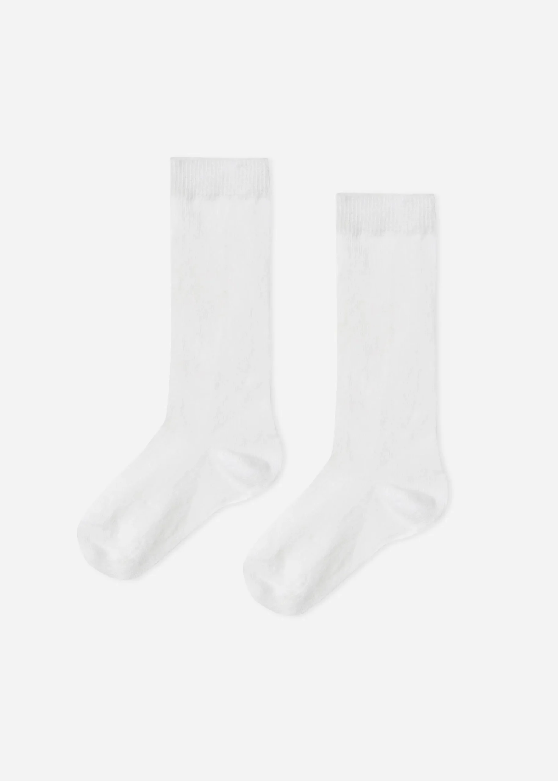 Socks^Calzedonia Long Soft Cotton Socks 001 - White