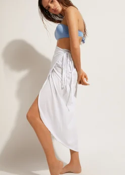 Beachwear^Calzedonia Long Wraparound Sarong 01 - White