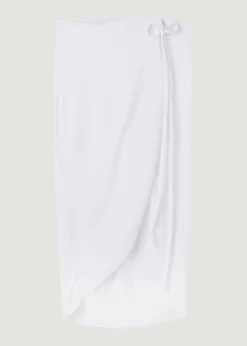 Beachwear^Calzedonia Long Wraparound Sarong 01 - White