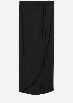 Beachwear^Calzedonia Long Wraparound Sarong 06 - Black