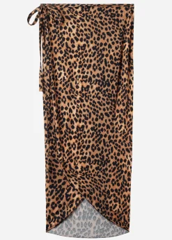 Beachwear^Calzedonia Long Wraparound Sarong 686C - Animal Print