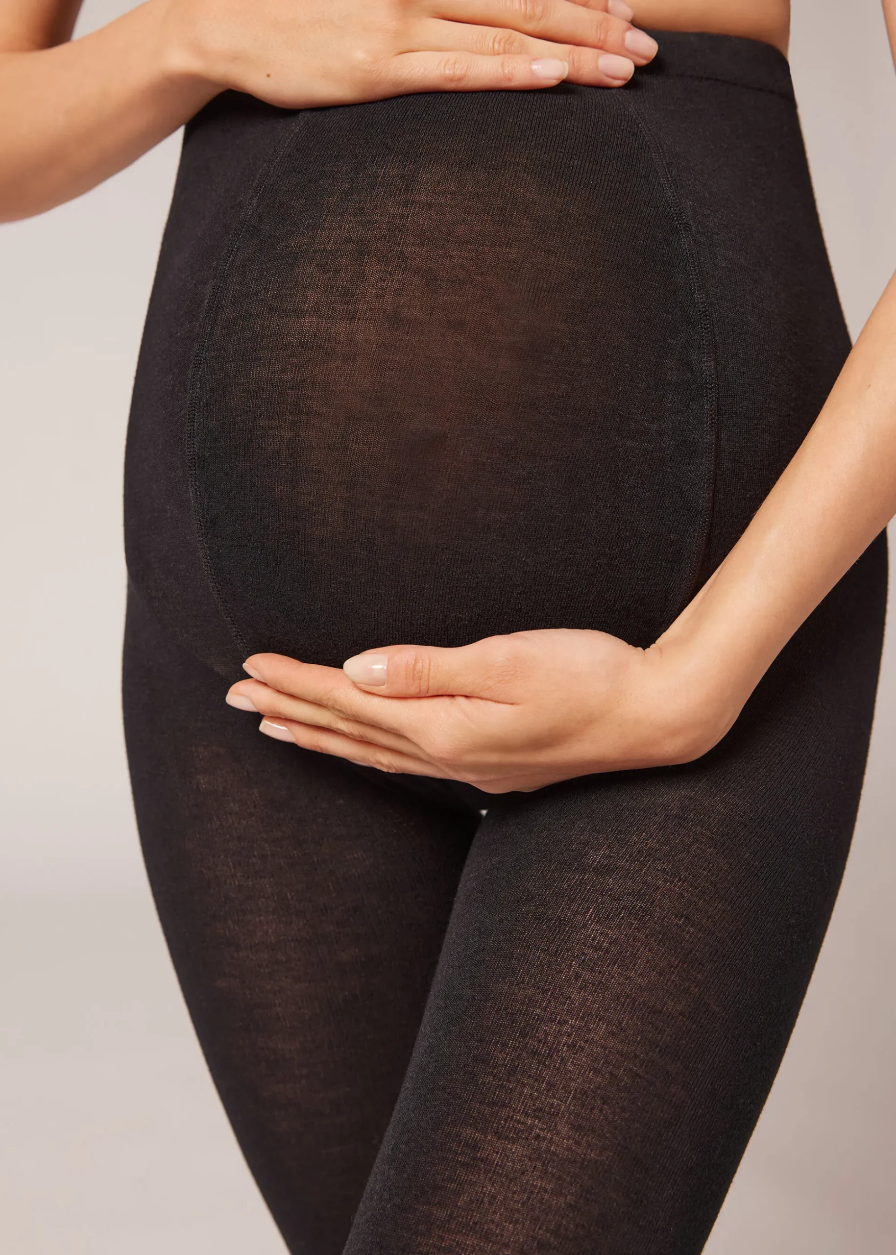 Premaman^Calzedonia Maternity Tights With Cashmere 019 - Black