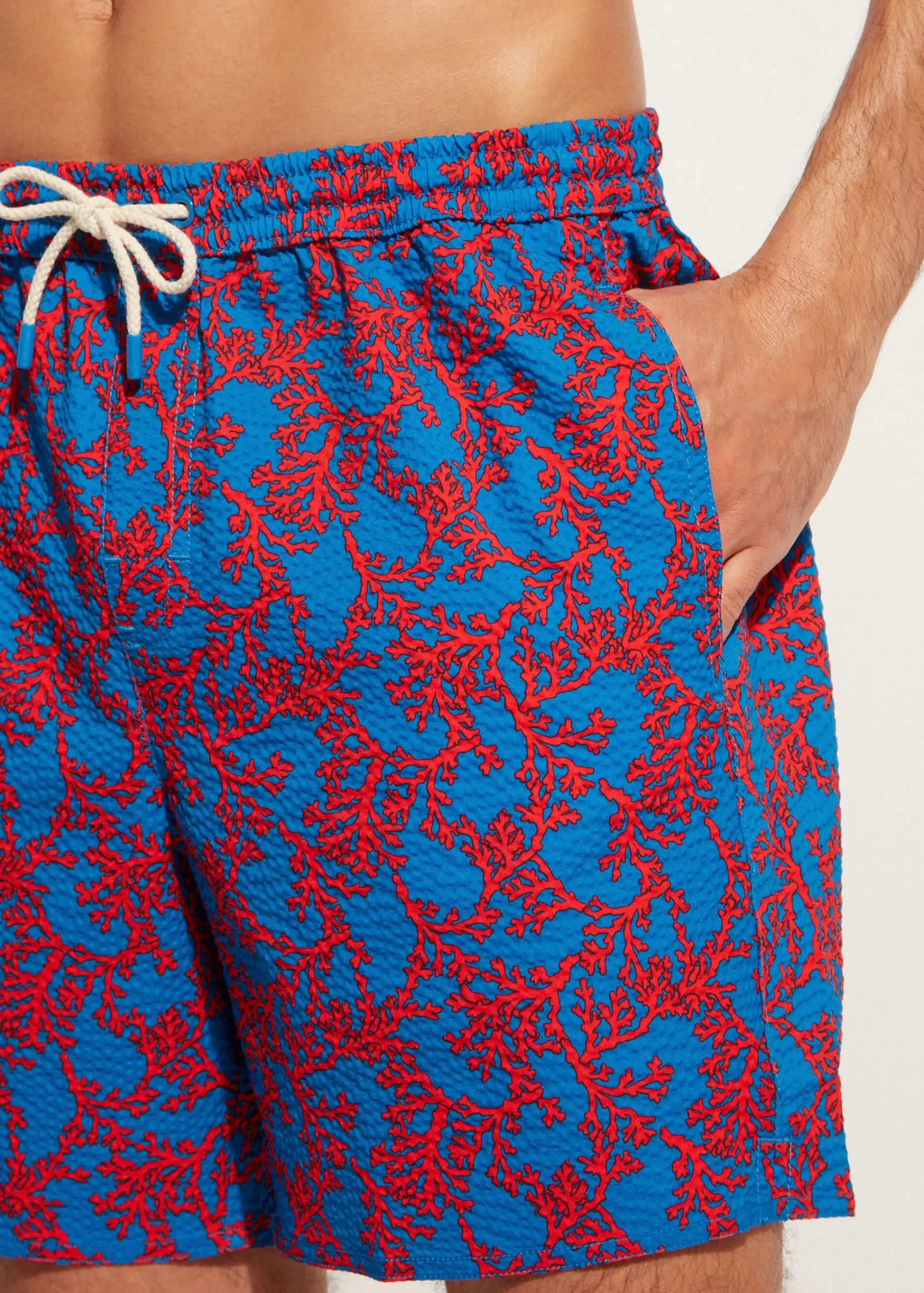 Boxer Shorts^Calzedonia Men's Boxer Swim Shorts Formentera 653C - Orange Coral