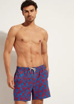 Boxer Shorts^Calzedonia Men's Boxer Swim Shorts Formentera 653C - Orange Coral