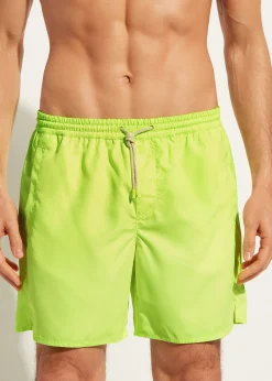 Boxer Shorts^Calzedonia Men's Boxer Swim Shorts Formentera Eco 664C - Neon Yellow