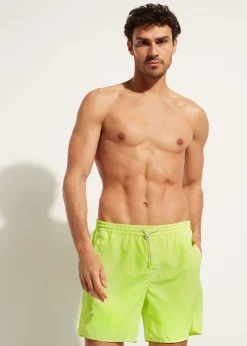 Boxer Shorts^Calzedonia Men's Boxer Swim Shorts Formentera Eco 664C - Neon Yellow
