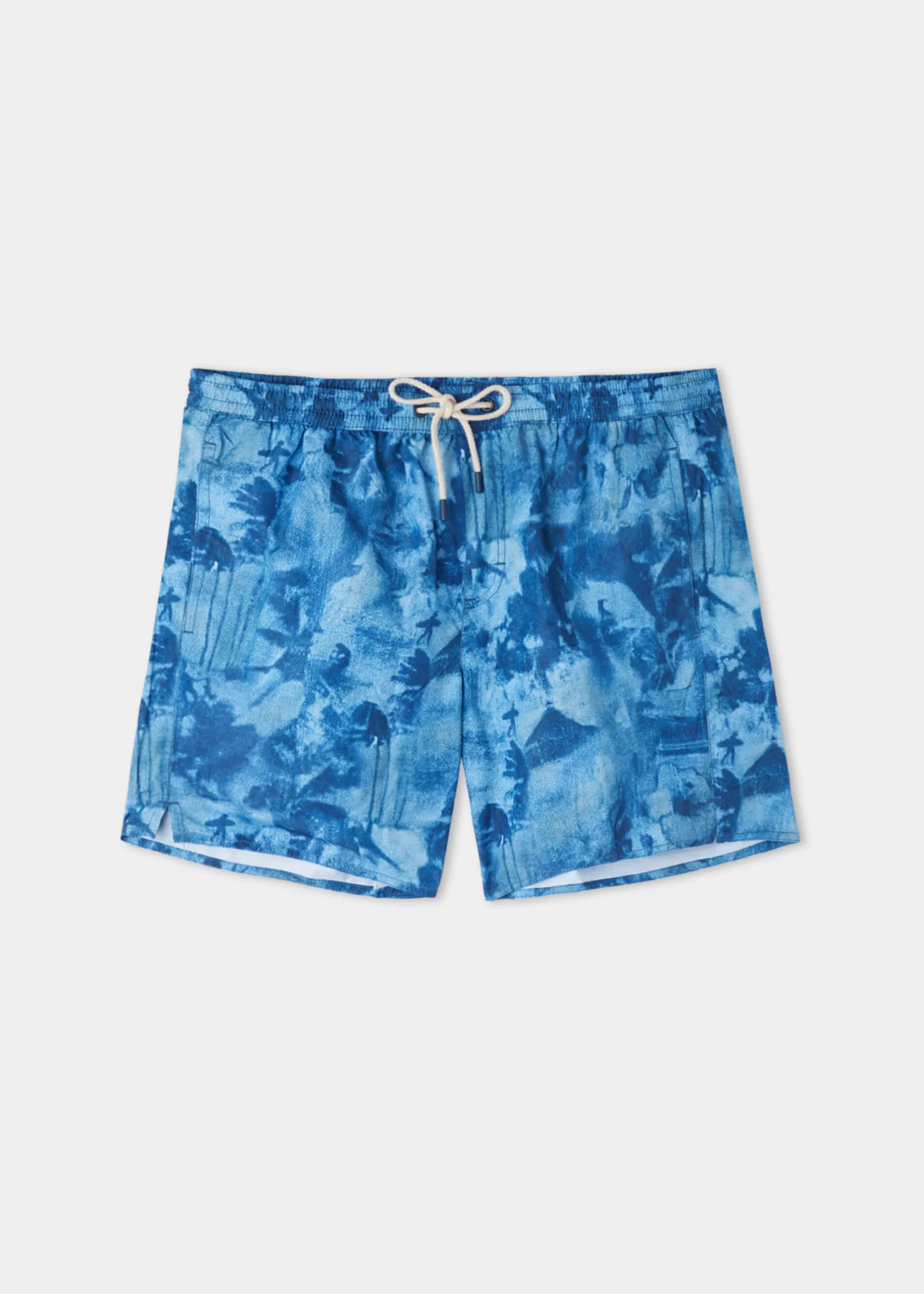 Boxer Shorts^Calzedonia Men's Boxer Swim Shorts Formentera 659C - Hawaii Denim Blue