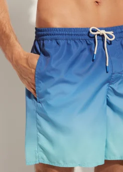 Boxer Shorts^Calzedonia Men's Boxer Swim Shorts Formentera 656C - Shades Of Blue