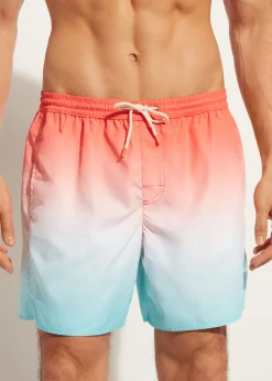 Boxer Shorts^Calzedonia Men's Boxer Swim Shorts Formentera 657C - Shades Of Red