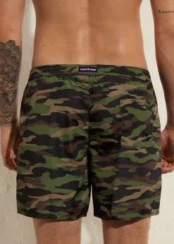 Boxer Shorts^Calzedonia Men's Boxer Swim Shorts Formentera 535C - Camouflage Green