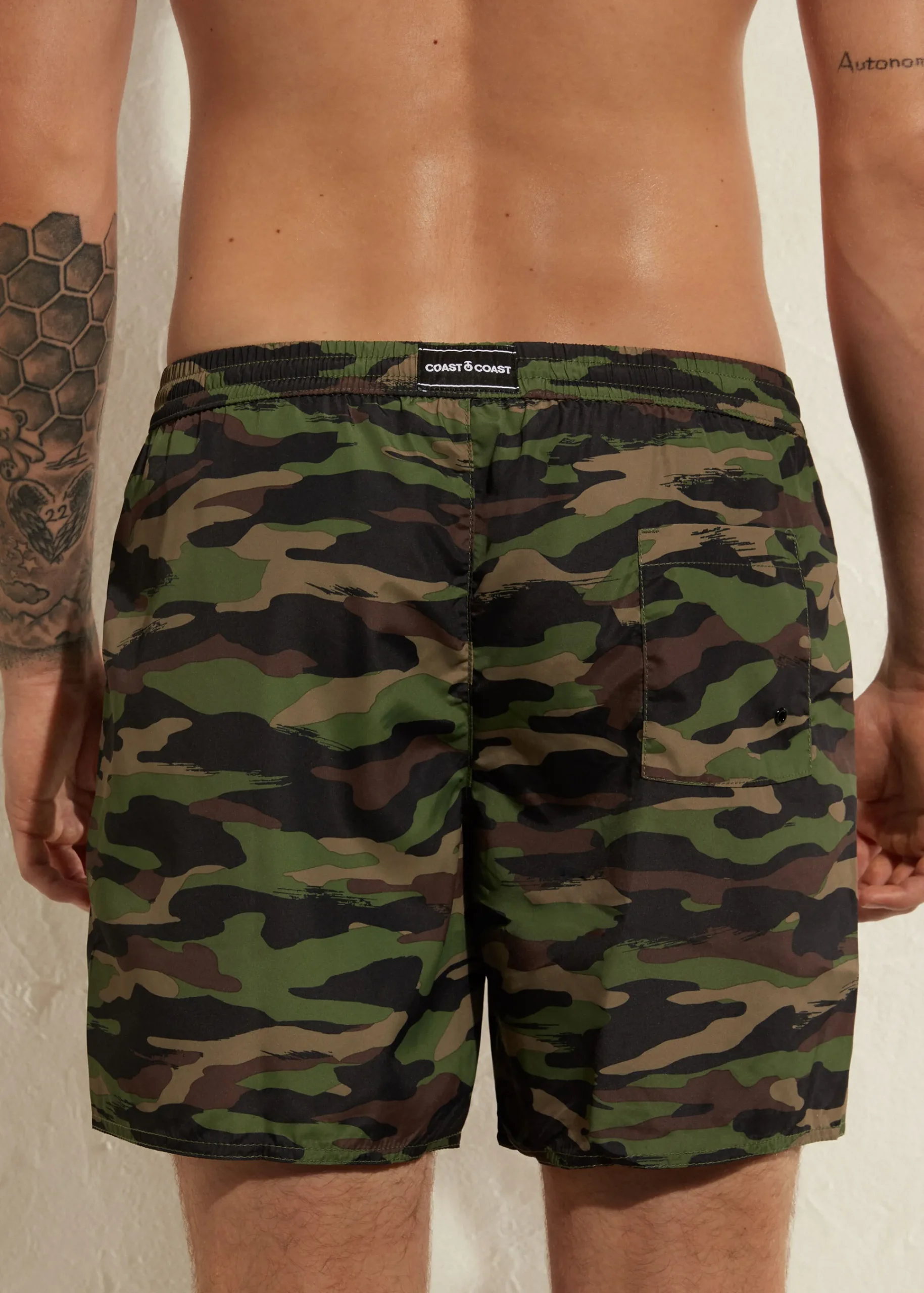 Boxer Shorts^Calzedonia Men's Boxer Swim Shorts Formentera 535C - Camouflage Green