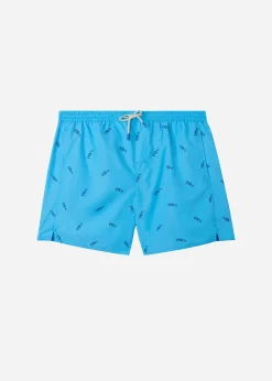 Boxer Shorts^Calzedonia Men's Boxer Swim Shorts Formentera 661C - Seahorse Pattern