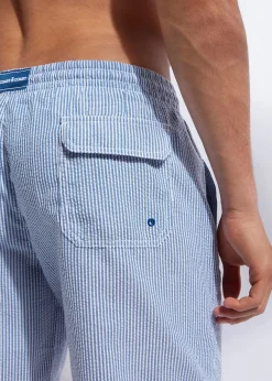 Boxer Shorts^Calzedonia Men's Boxer Swim Shorts Formentera 351C - Hyper Blue/White