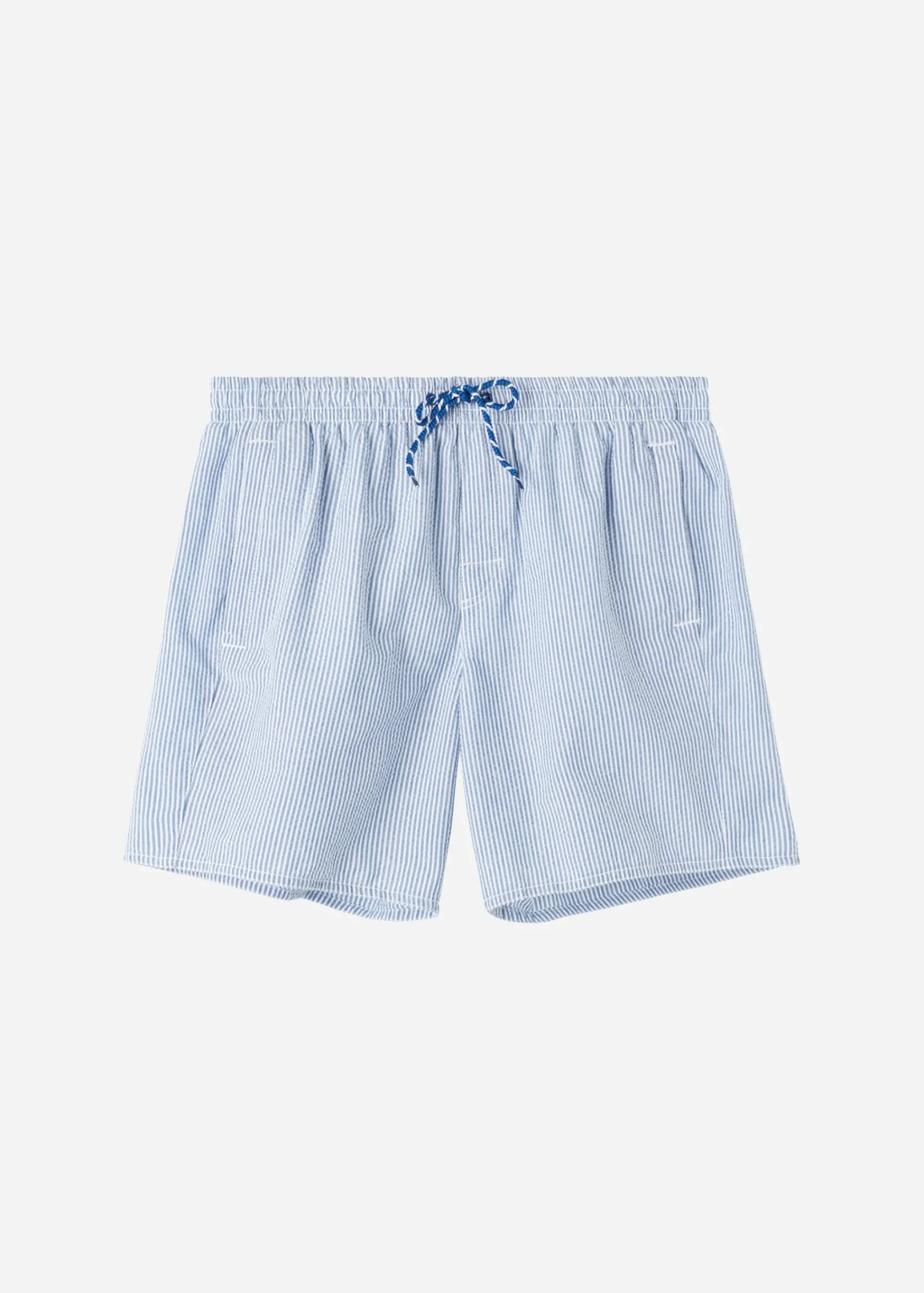 Boxer Shorts^Calzedonia Men's Boxer Swim Shorts Formentera 351C - Hyper Blue/White