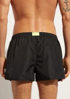 Boxer Shorts^Calzedonia Men's Boxer Swim Shorts Ibiza Eco 665C - Black Panel
