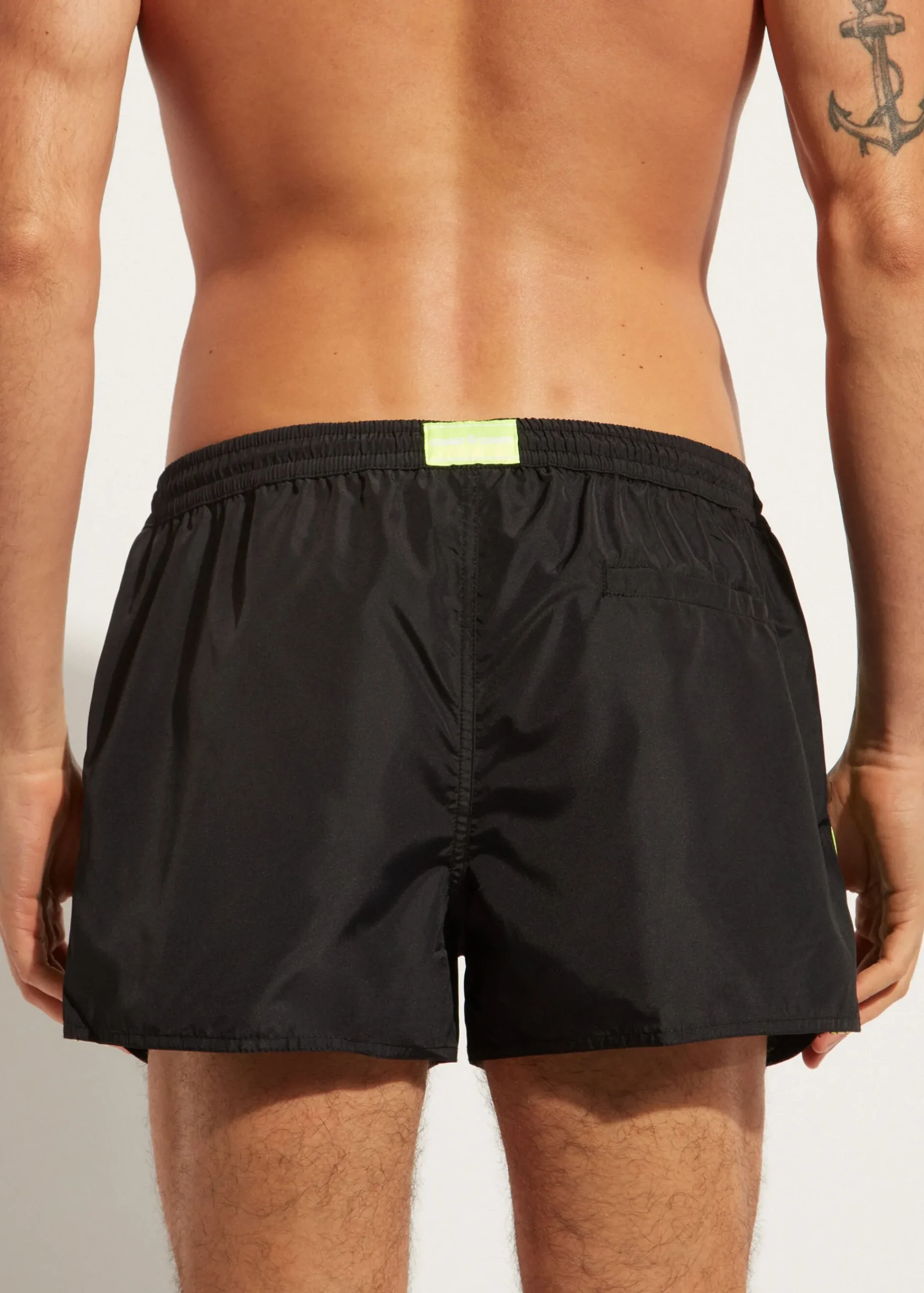 Boxer Shorts^Calzedonia Men's Boxer Swim Shorts Ibiza Eco 665C - Black Panel