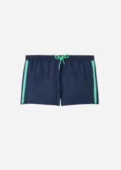 Boxer Shorts^Calzedonia Men's Boxer Swim Shorts Ibiza Eco 666C - Dark Blue Panel