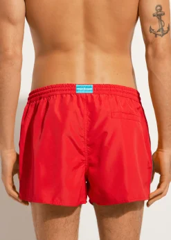 Boxer Shorts^Calzedonia Men's Boxer Swim Shorts Ibiza Eco 669C - Summer Red Panel