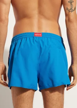 Boxer Shorts^Calzedonia Men's Boxer Swim Shorts Ibiza Eco 667C - Electric Blue Panel