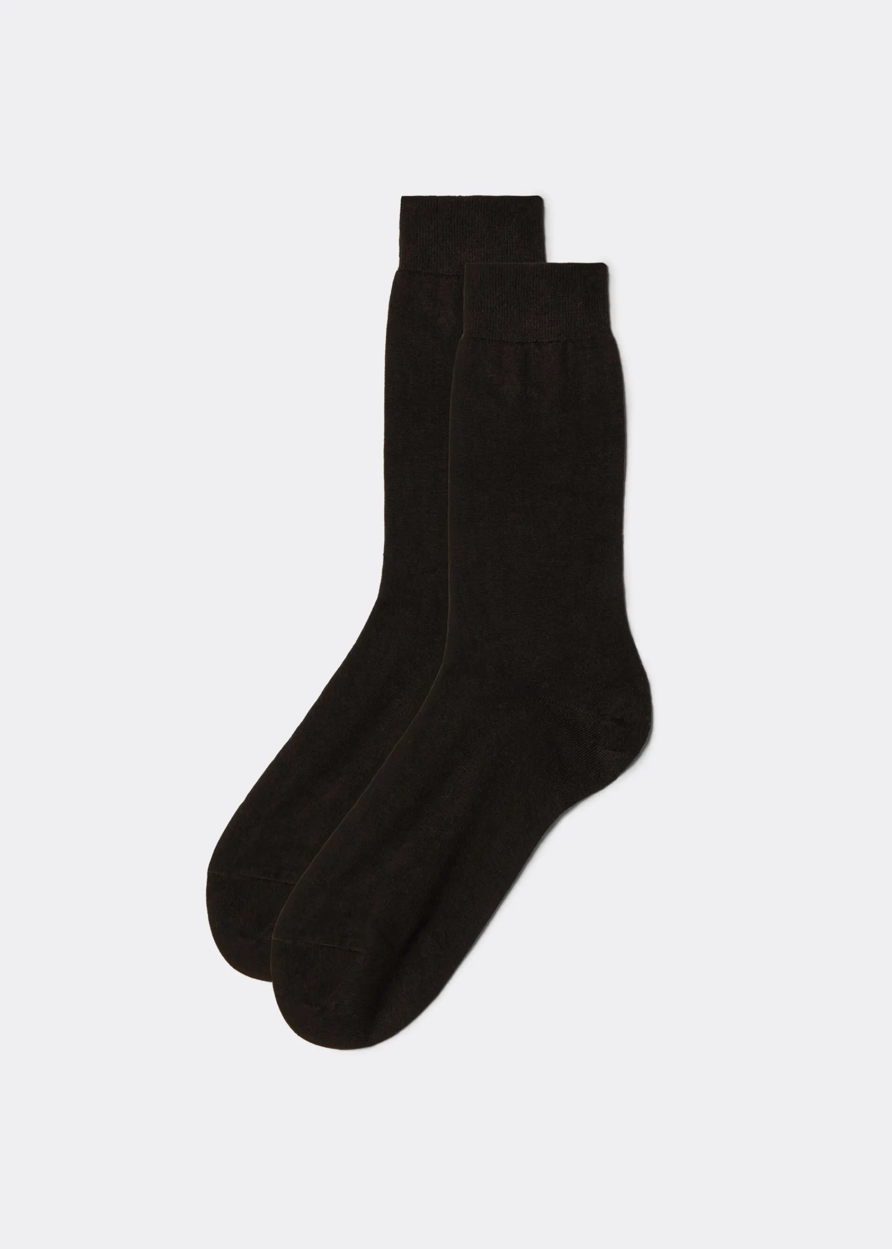 Short Socks^Calzedonia Men's Crew Socks With Cashmere 015 - Brown