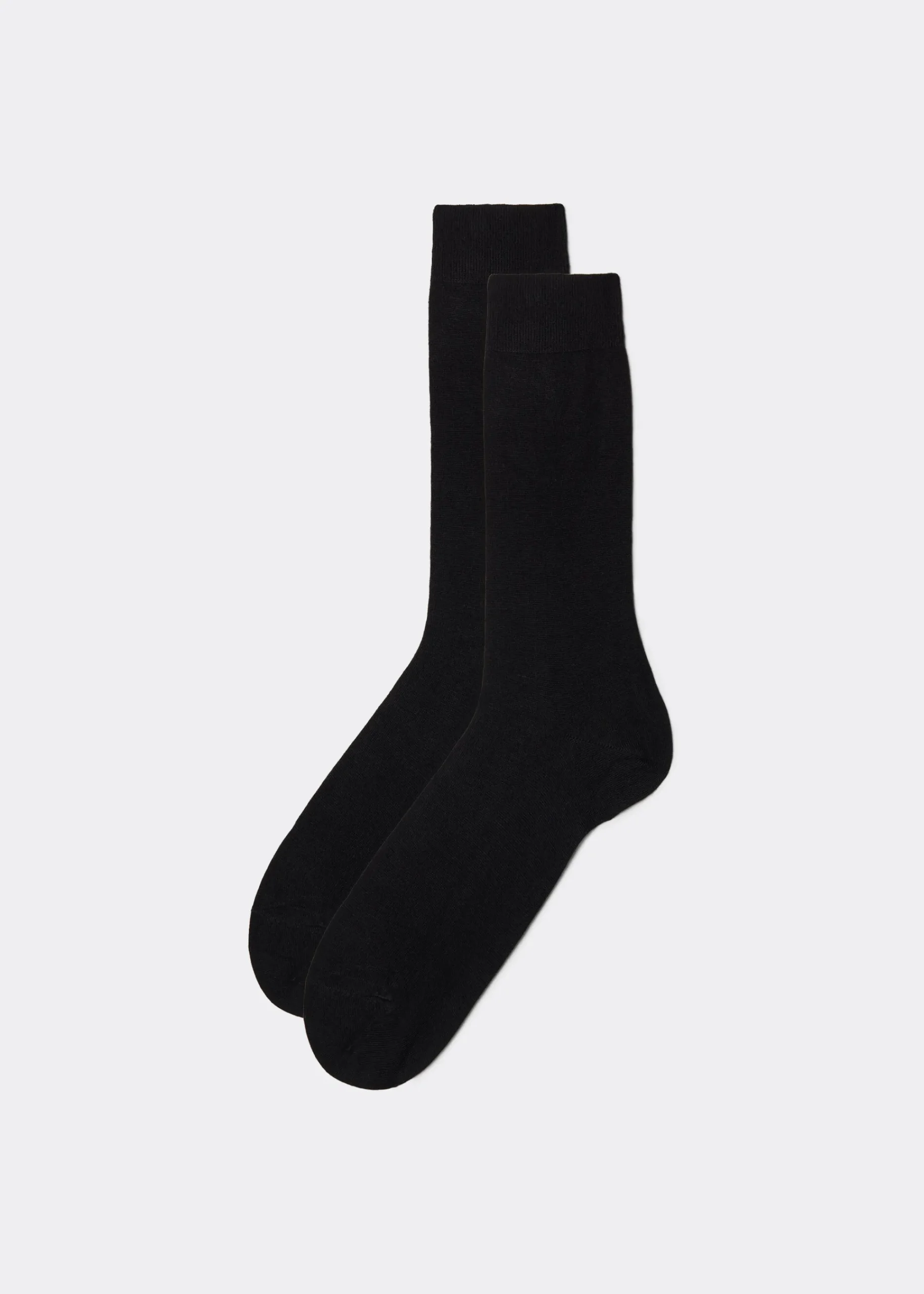 Short Socks^Calzedonia Men's Crew Socks With Cashmere 019 - Black